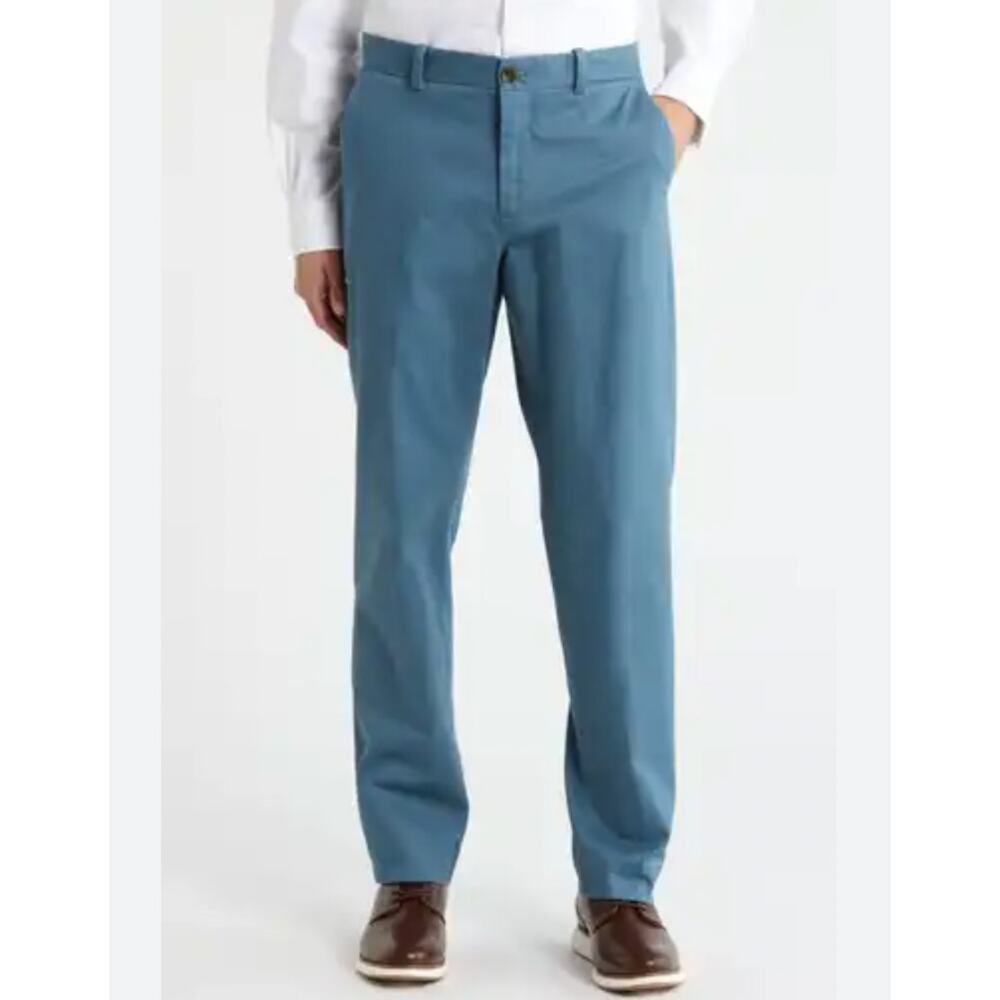 Louis Raphael Blue khakis men slim fit
